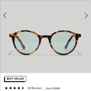Madewell Layton round tortoiseshell sunglasses